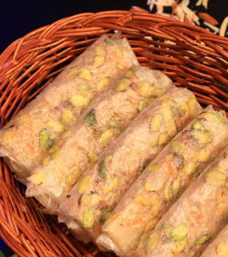 Dry Fruit Potharekulu Sweet